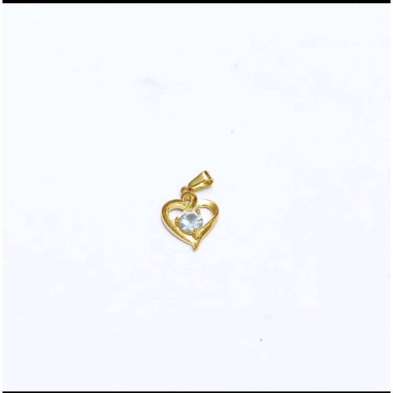 Liontin titanium bermacam-macam model warna gold stainless steel