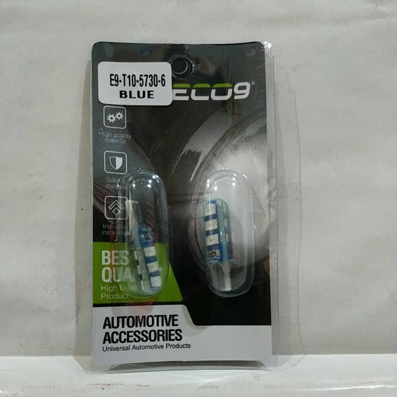 Lampu Bohlam Kota No Flash Warna Biru LED Tanpa Kedip