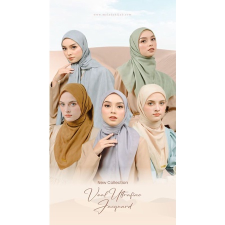 Voal ultrafine Jacquard by Mylady Hijab