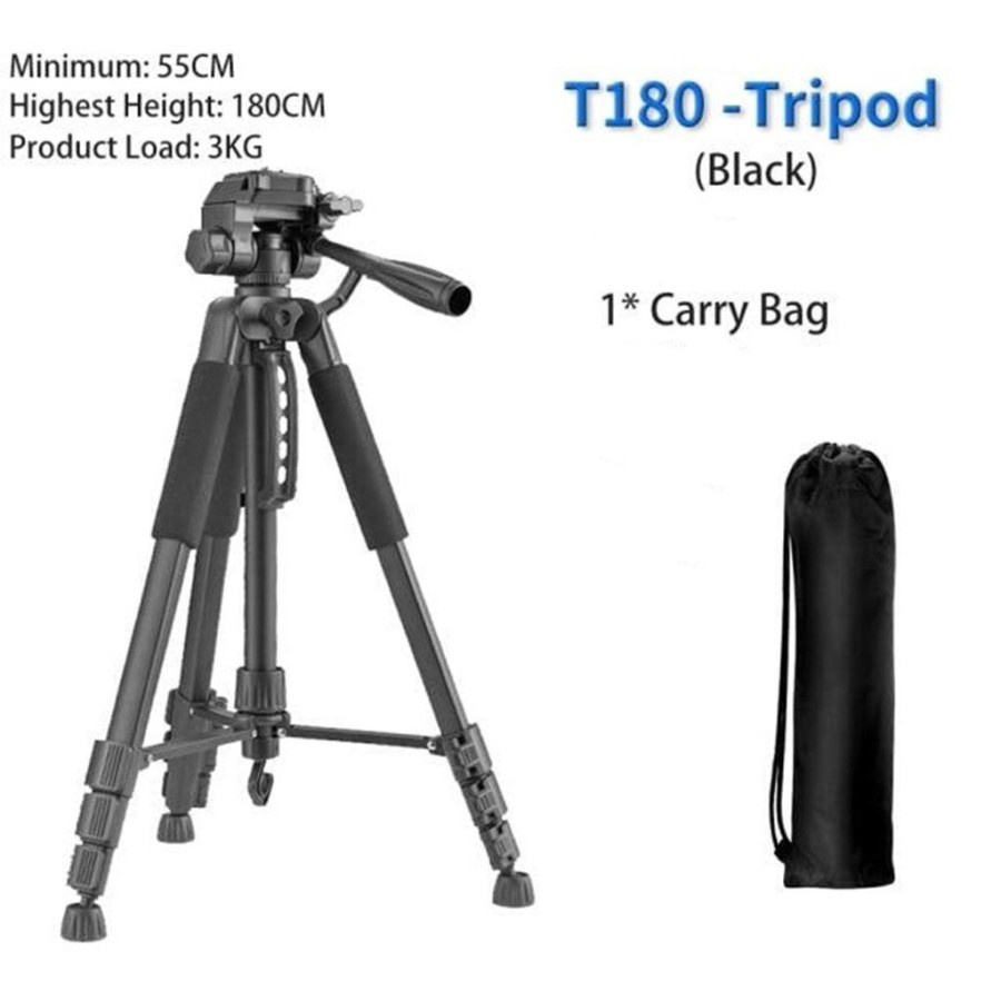 Tripod T-180 /tripod camera new/baru