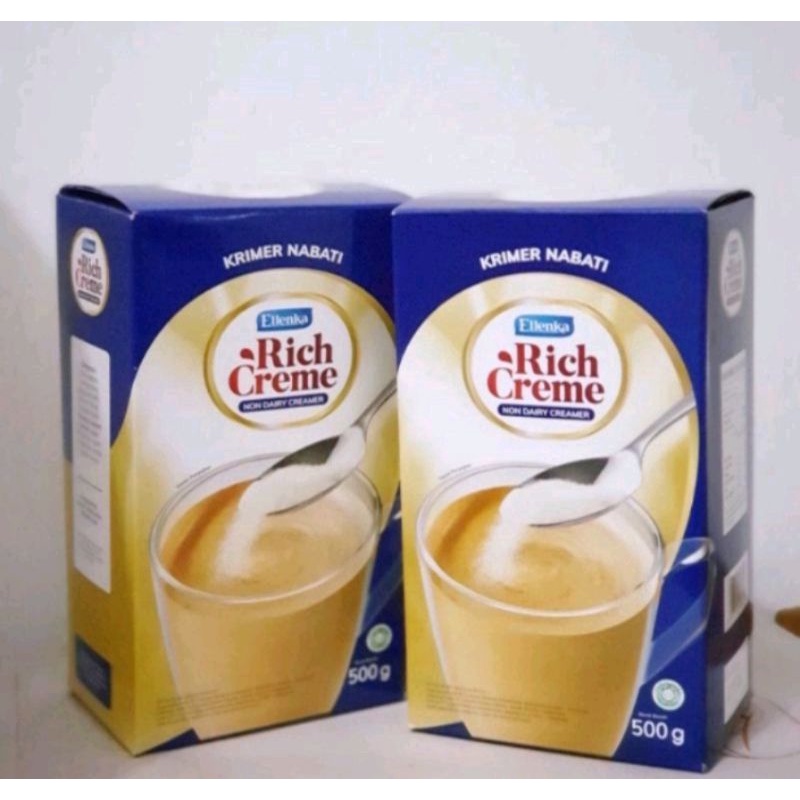 

ELLENKA RICH CREME NON DAIRY CREAMER 500 GRAM / ELLENKA RICH CREME / ELLENKA CREAMER / ELLENKA RICH CREME / NON DAIRY CREAMER