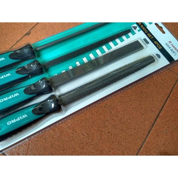 4pcs Kikir kayu set 8" ( Besar ) kikir tukang heavy duty Best Quality