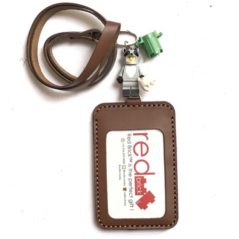 

LEGO Racoon Costume Name Tag Genuine Leather