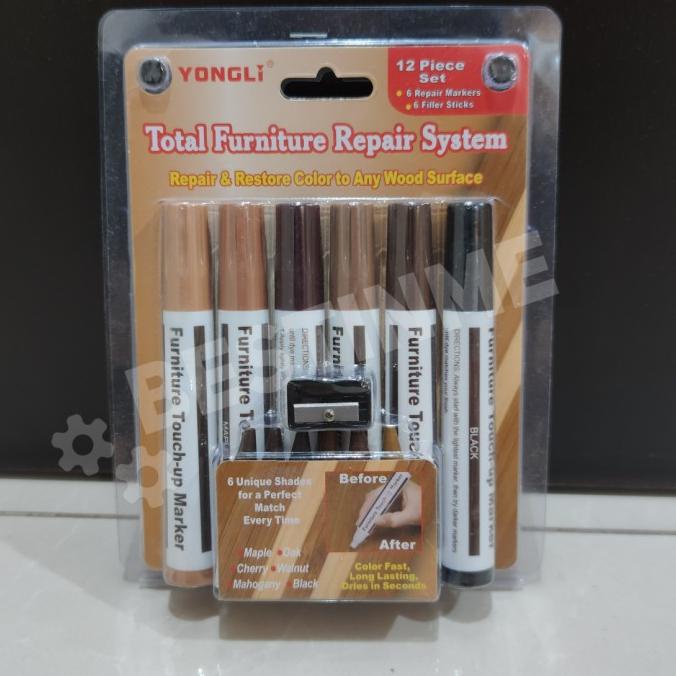 

TERBARU Spidol Pewarna Kayu Wood Repair Sticks Marker 6 pcs Reparasi Furniture /ALAT TULIS AESTHETIC/ALAT TULIS SEKOLAH/ALAT TULIS SET/ALAT TULIS LENGKAP/ALAT TULIS ANAK/ALAT TULIS LUCU