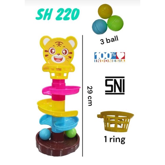SH 225 - Mainan Rolling Ball Peraga Gaya Gravitasi Alam SH220