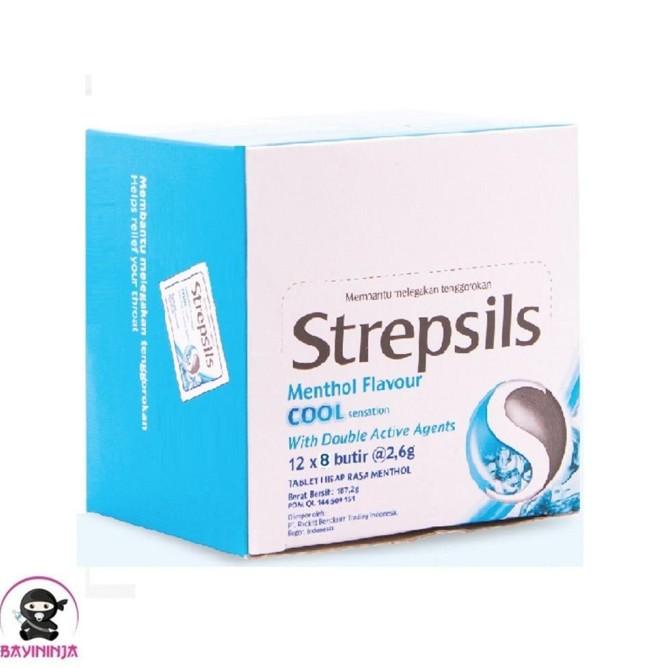 

BAYAR DITEMPAT STREPSILS Cool Menthol Flavour Box isi 12 Sachets /PERMEN LUNAK/PERMEN VIRAL/PERMEN MILO/PERMEN YUPI/PERMEN JADUL/PERMEN KARET
