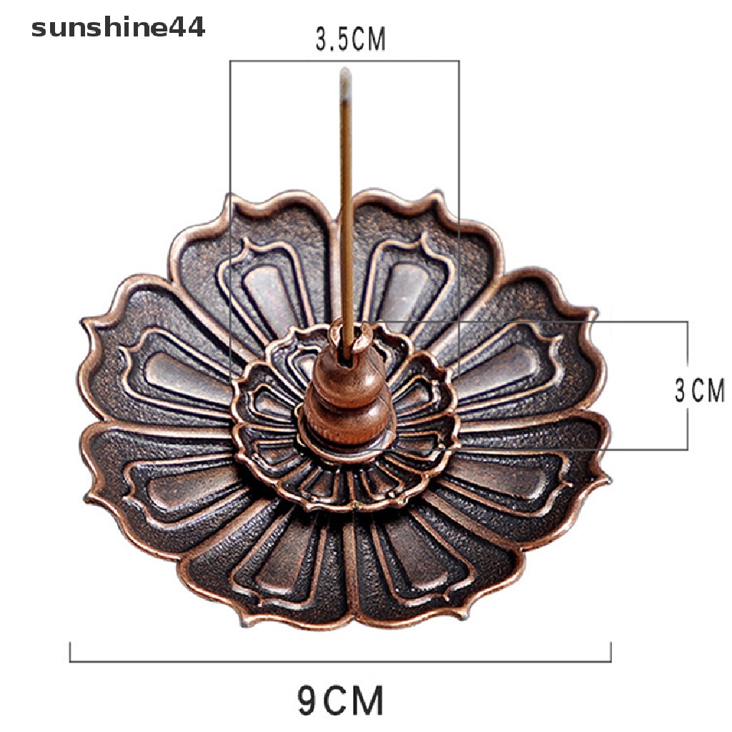Sunshine Holder Pembakar Dupa Bentuk Bunga Teratai Untuk Dekorasi Meja