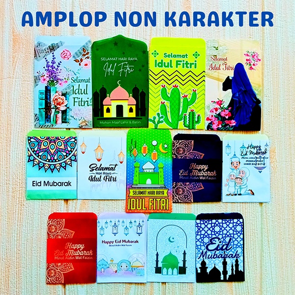 Amplop Idul Fitri Lebaran Non Karakter Motif Dewasa