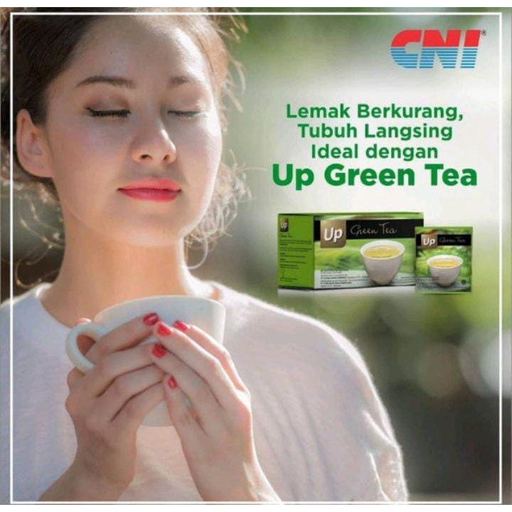 

Up green tea 30x4 gr CNI- teh kesehatan CNI 100% original CNI