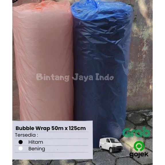 

BUBBLE/WRAP/PLASTIK/GELEMBUNG/BENING ROLL 50MX125CM (BACA DESKRIPSI)