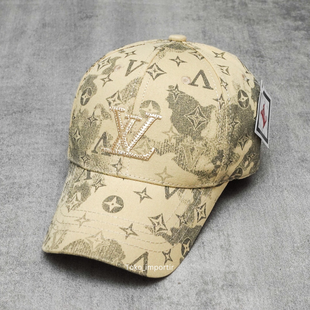 Topi LV Baseball Pria Import Mirror Original Unisex