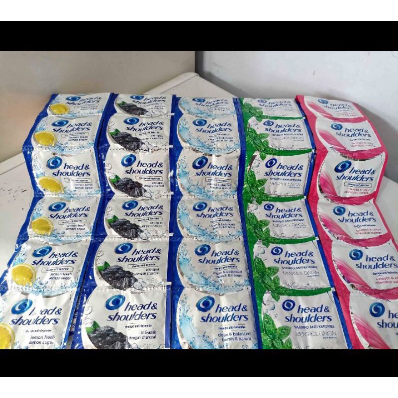 Head & shoulders shampoo sachet