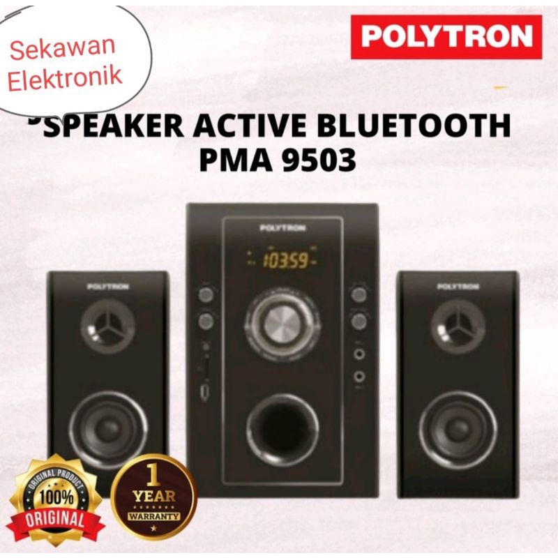 SPEAKER AKTIF POLYTRON PMA 9503 PMA9503 BLUETOOTH