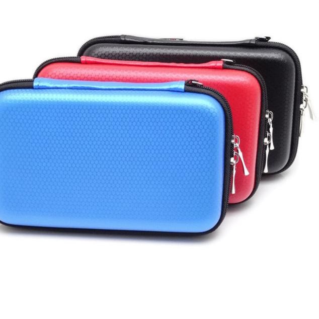 Tas Gadget Eva Hard Case 6.5" / Organizer gadget Powerbank Vs Vivan - Biru Metalik