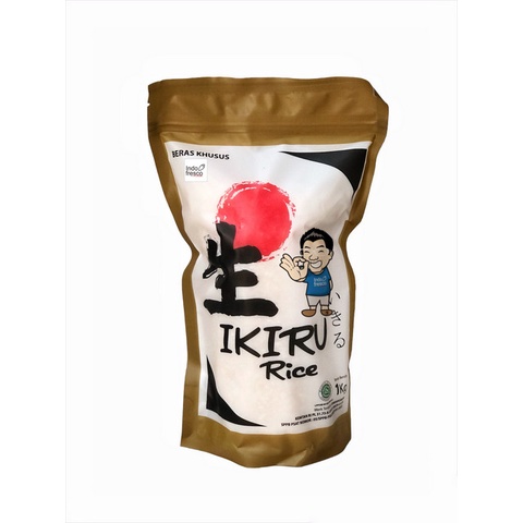 

Ikiru Rice- Beras Ikiru- Beras Sushi Jepang 1 Kg