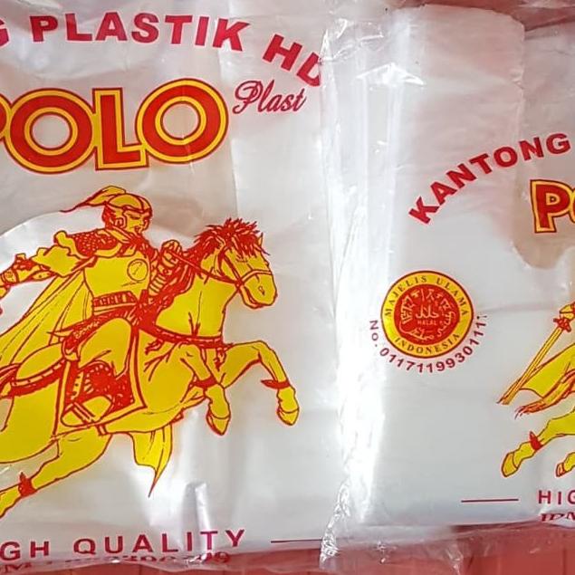 

PAKET ISI 5 Kantong Plastik HD Polo - Kresek Bening - Plastik uk 15 24