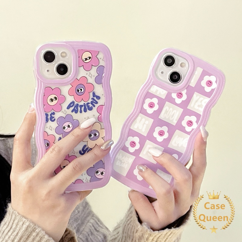 Soft Case TPU Motif Bunga Smiley Cover Samsung A12 A04s A32 A13 A50 A03s A50s A23 A22 A53 A03 A51 A52 M22 A21s A31 A30s A52s A2011