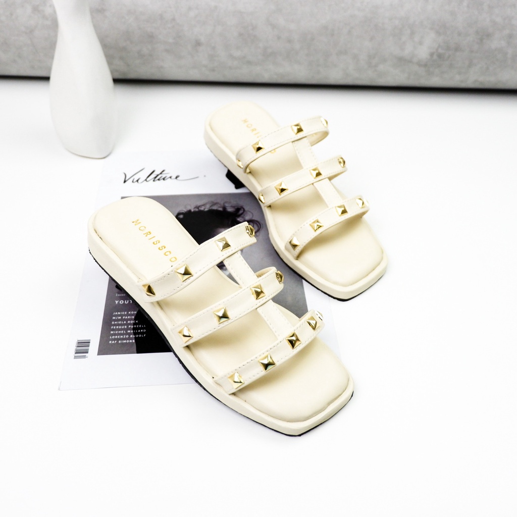 Sendal Wanita Kekinian Sandal Fashion Casual Ring Stude Wanita MC-AB 61