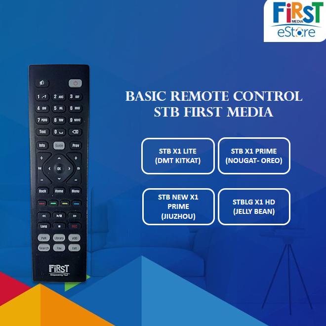 Remote First Media: Basic Remote Stb / Smart Box First Media