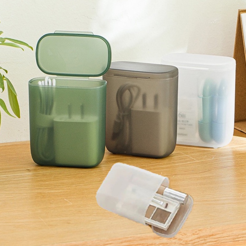 Kotak Penyimpanan Kabel Data / Headphone / Perhiasan / Kosmetik Untuk Travel