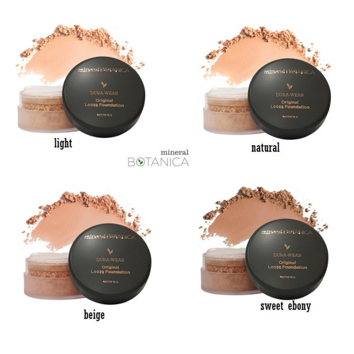 ★ BB ★  Mineral Botanica Dura Wear Original Loose Foundation 15gr - Bedak Tabur - Loose Powder