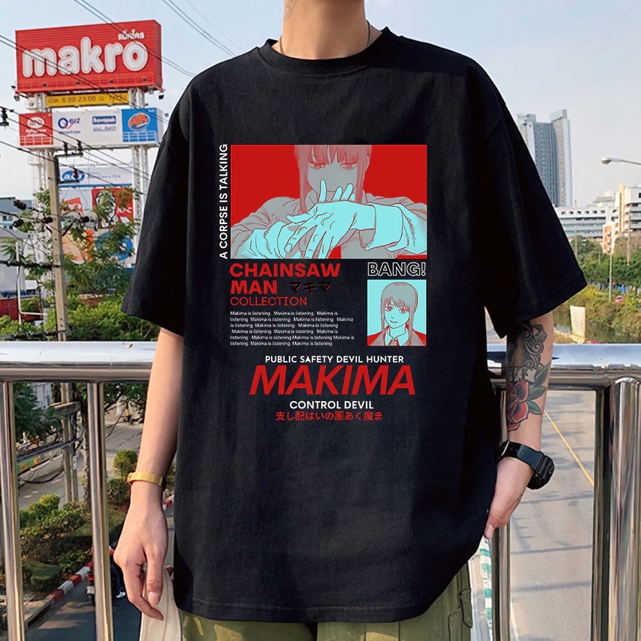 Tshirt Makima Ultimate Anime Manga Chainsaw Man Premium Unisex