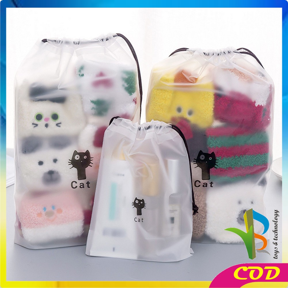 RB-C33 Travel Pouch Organizer Bag Serbaguna / Tempat Penyimpanan Alat Make Up / Tas Serut Kosmetik