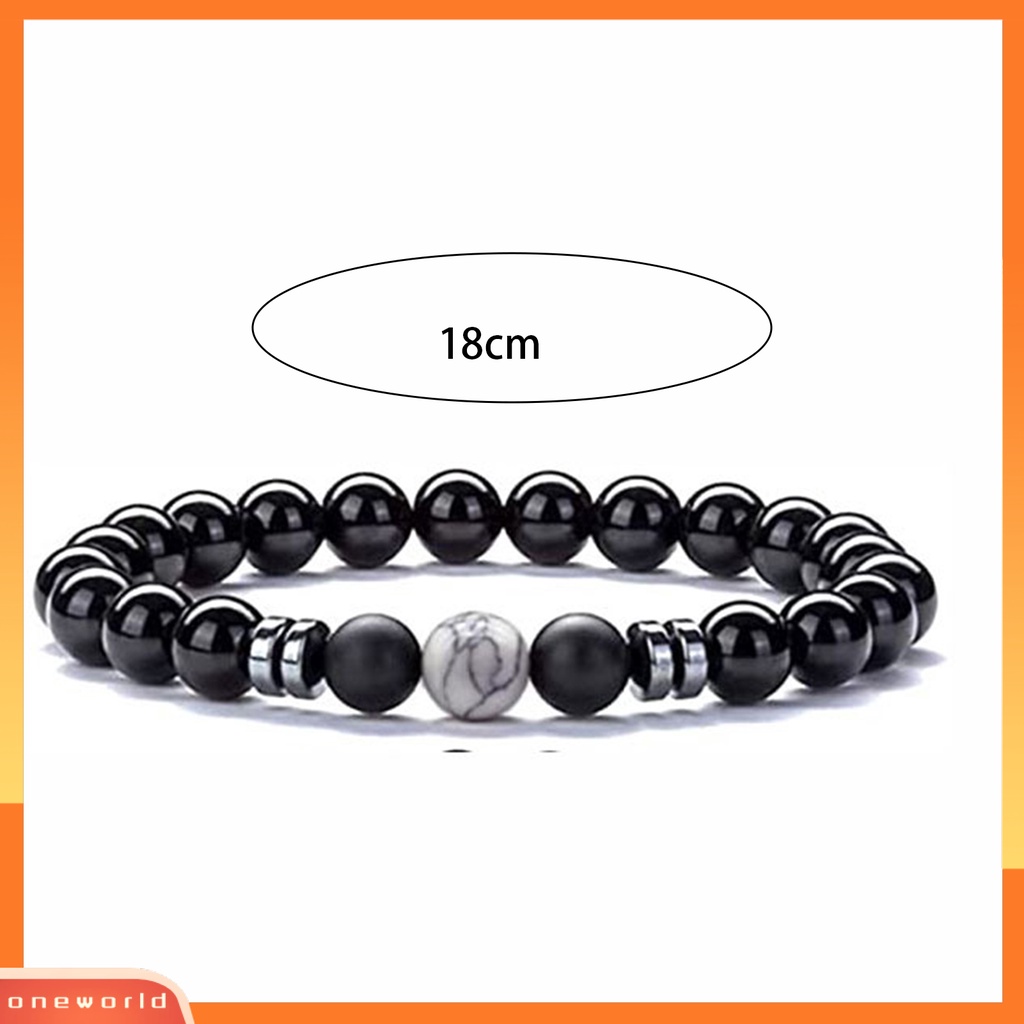 Gelang Manik-Manik Batu Alam Tiger Eye Elastis Pelindung Kesehatan Untuk Pria Dan Wanita