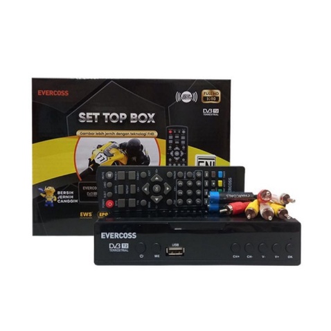 ITSTORE Evercoss STB Set Top Box Max Digital TV Receiver Full HD