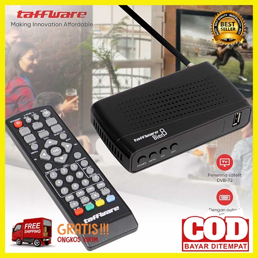 Digital Satellite TV Tuner Box 1080P DVB-T2 / Set Top Box Matrix DVBT2 STB Antena Converter TV Tabun