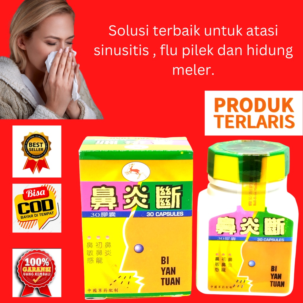 BI YAN TUAN ASLI obat sinusitis - polip - pilek herbal manjur