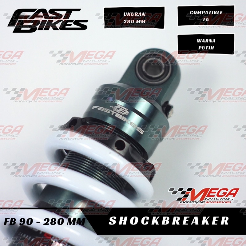 Shock Shockbreaker Monoshock uk 285mm Fu150 Fu Satria Fu150 Fu All New Fu Fi Raider 150 Belakang Fi monosok mono monoshockbreaker monoshok FASTBIKES