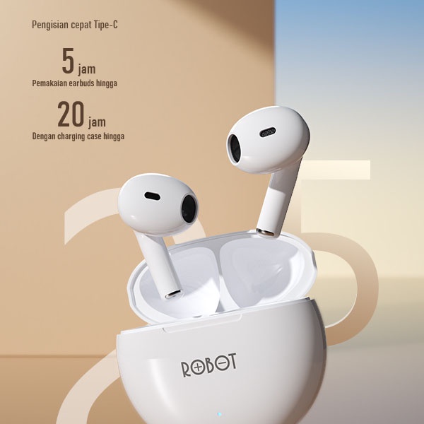 ROBOT TWS FLYBUDS T10 WIRELESS EARBUDS HEADSET BLUETOOTH