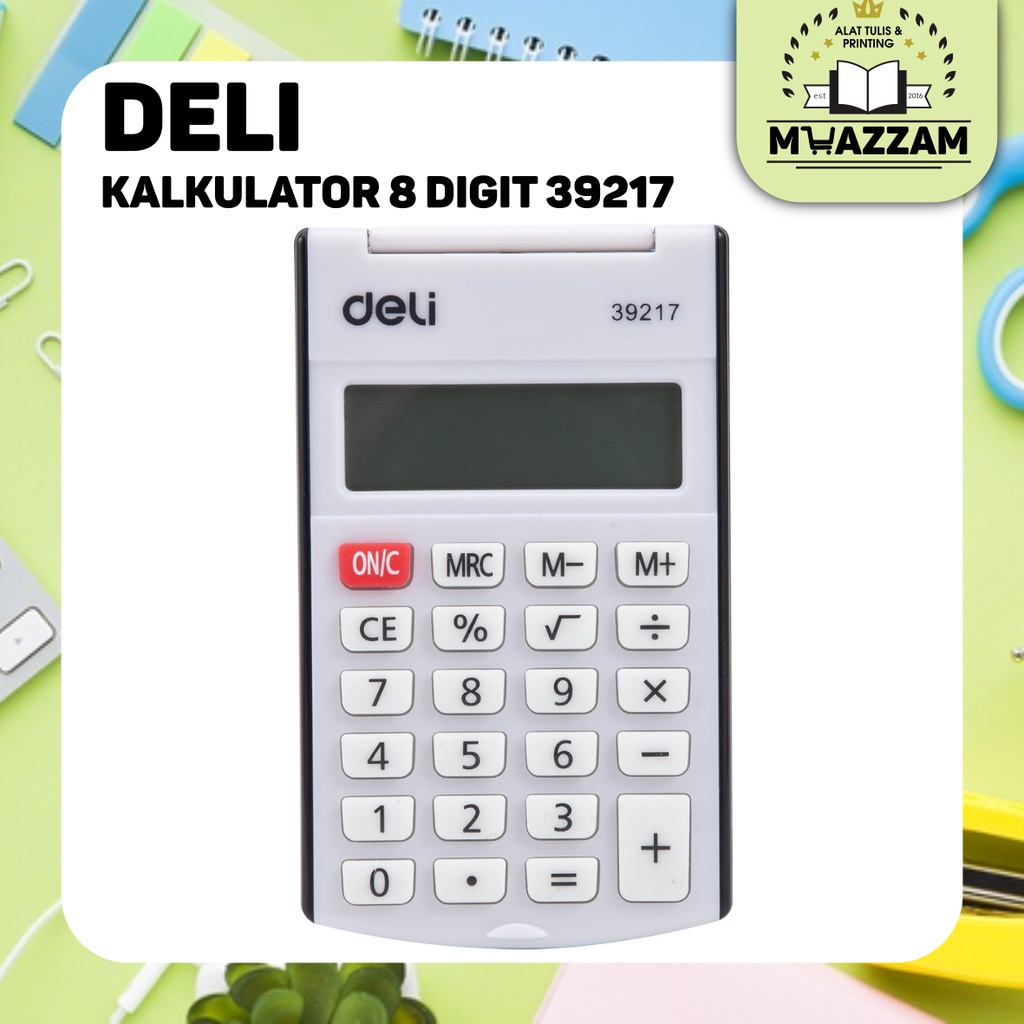 

Deli Kalkulator Pocket 8 digit 39217