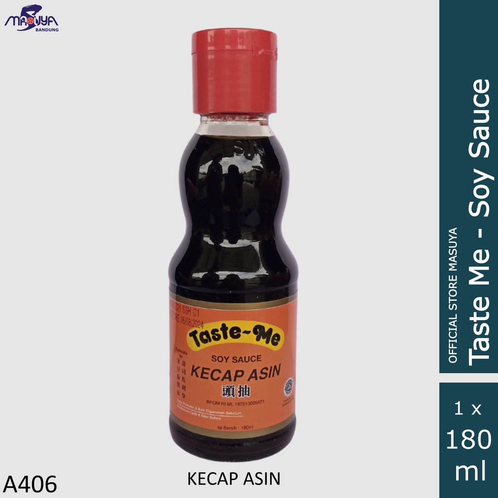 

Taste Me Kecap Asin Gourmet Soy Sauce 180 ml