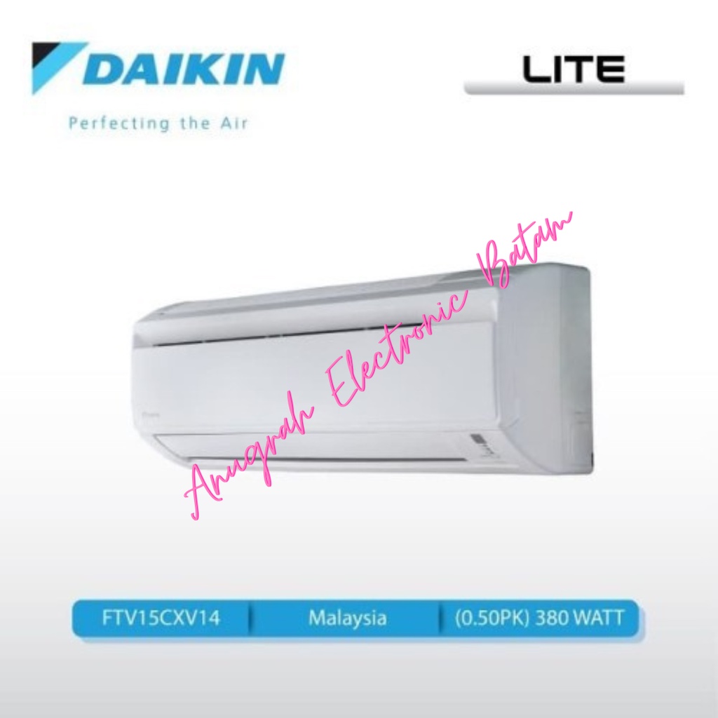 DAIKIN FTV15CXV14 AC standart Malaysia 0.5PK - STV15CXV RV15CXV14 BATAM