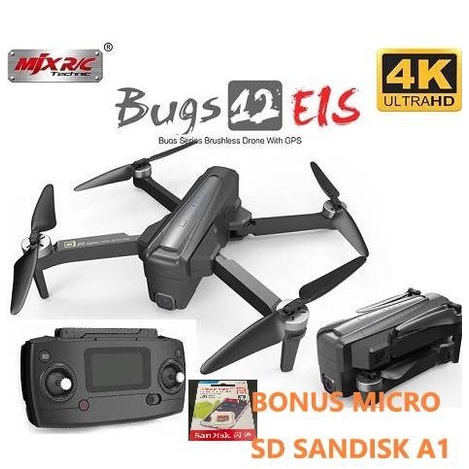 MJX Bugs 12 Bugs12 B12 EIS Drone Brushless WiFi Digital Zoom Camera 4K