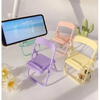 Phone Holder Kursi / Folding Chair Stand Holder Phone Universal