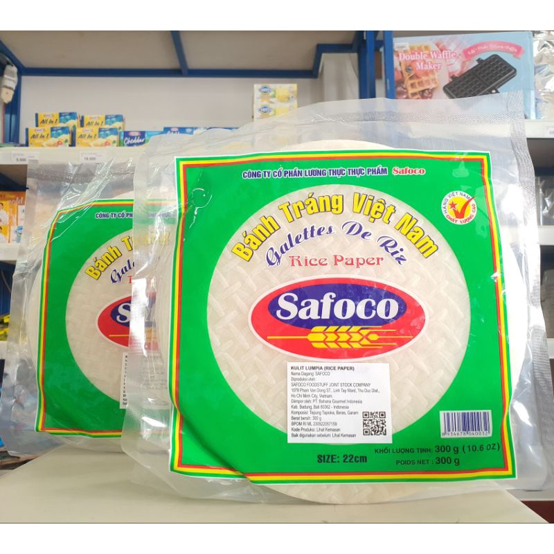 

Safoco Paper Rice 300Gr / Rice Paper Safoco / Rice Paper Vietnam / Banh Trang Vietnam