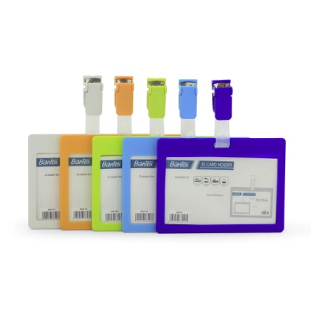 

Bantex ID Card Holder With Clip 90x54mm Landscape 8864