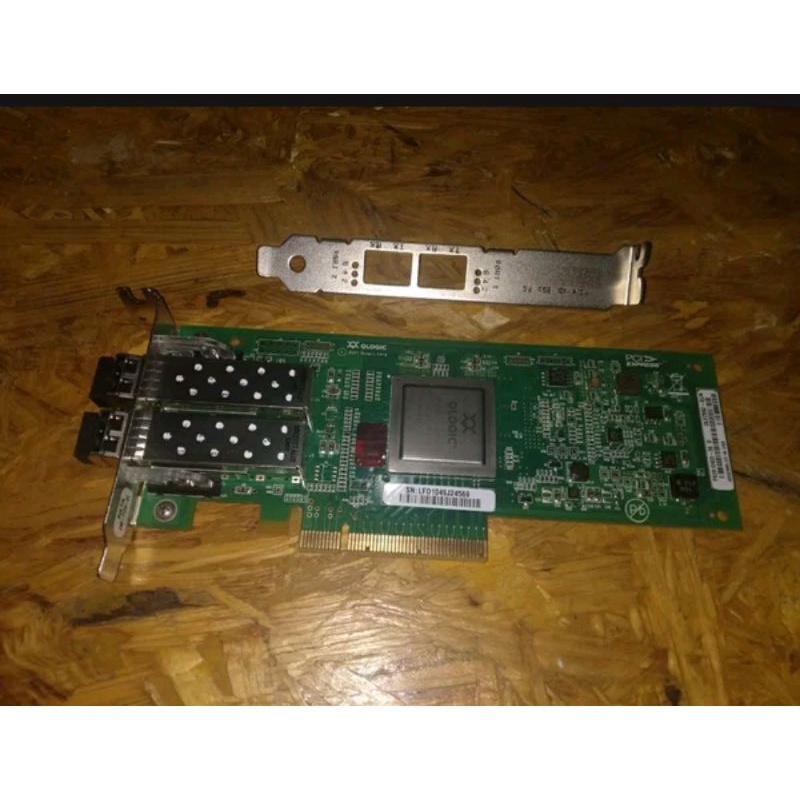 QLE2562 8G Dual Port Fiber Channel HBA - SECOND RASA BARU 99 %