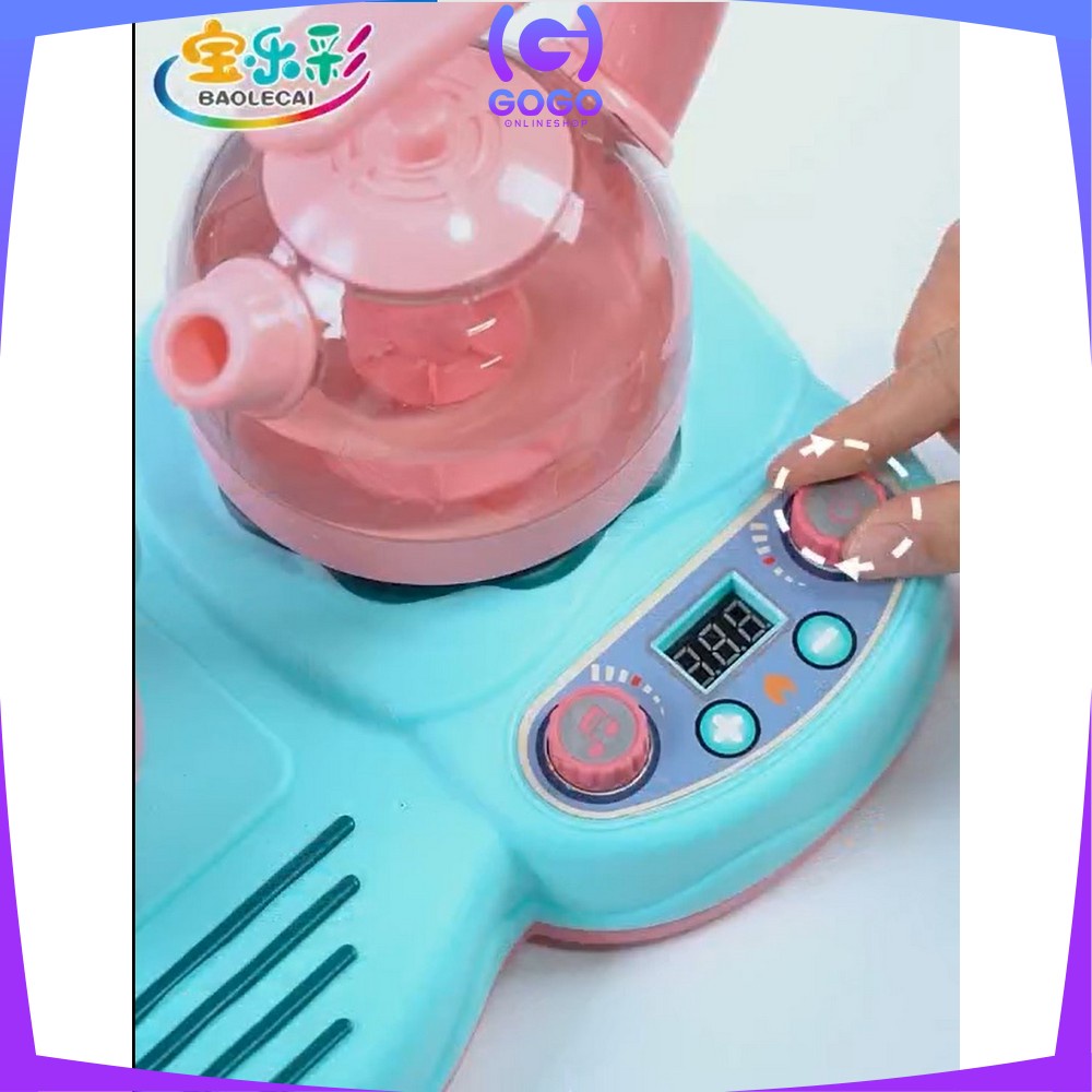 GOGO-M149 M151 Mainan Kitchen Set Kompor Elektronik BISA GERAK Mainan Masak Masakan Anak Perempuan