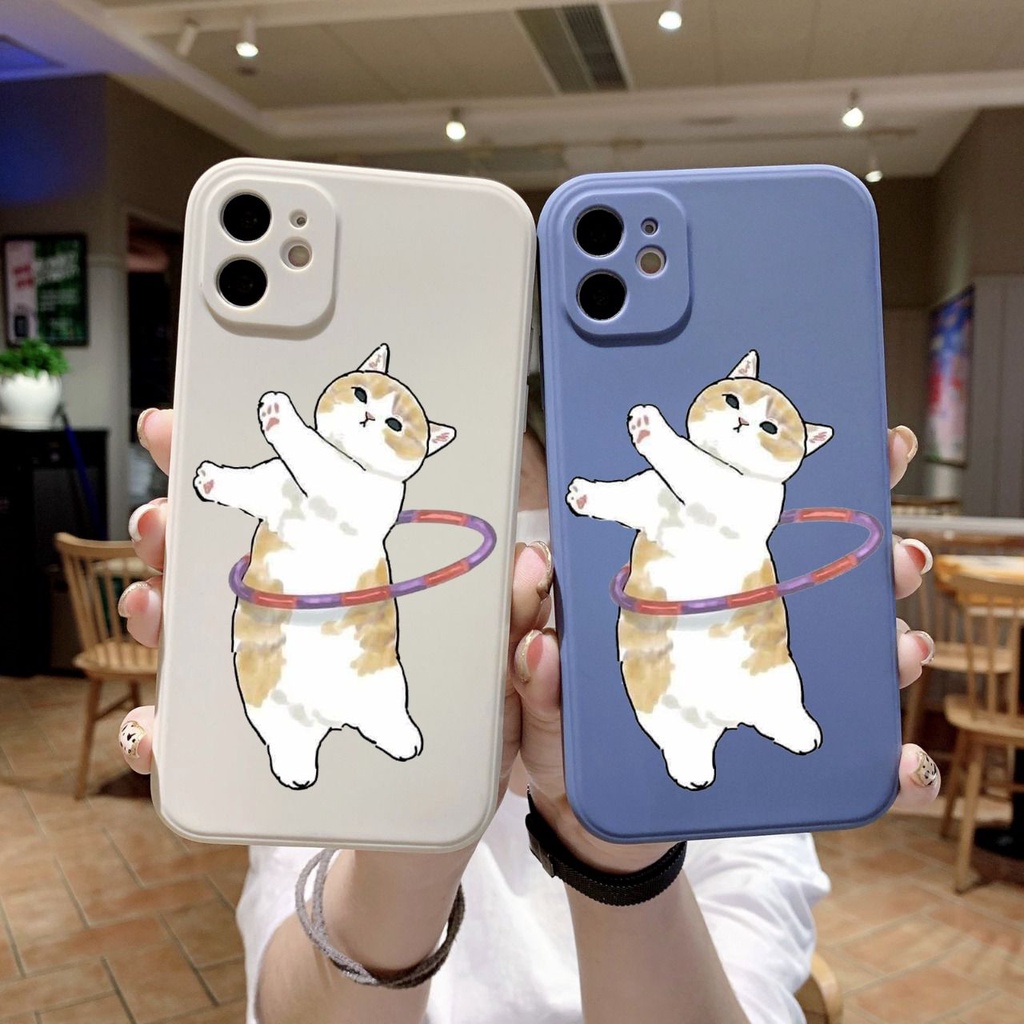 Softcase lucu  motif kucing BB32 for Iphone 6 6s 6g 6+ 6s+ 7 8 7+ 8+ X Xs 11 12 13 14+ Plus Pro Max