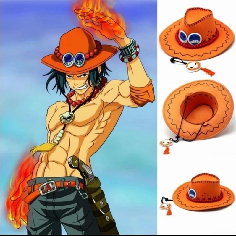 Topi Koboi Ace Karakter One Piece Topi Ace Portgass One Piece