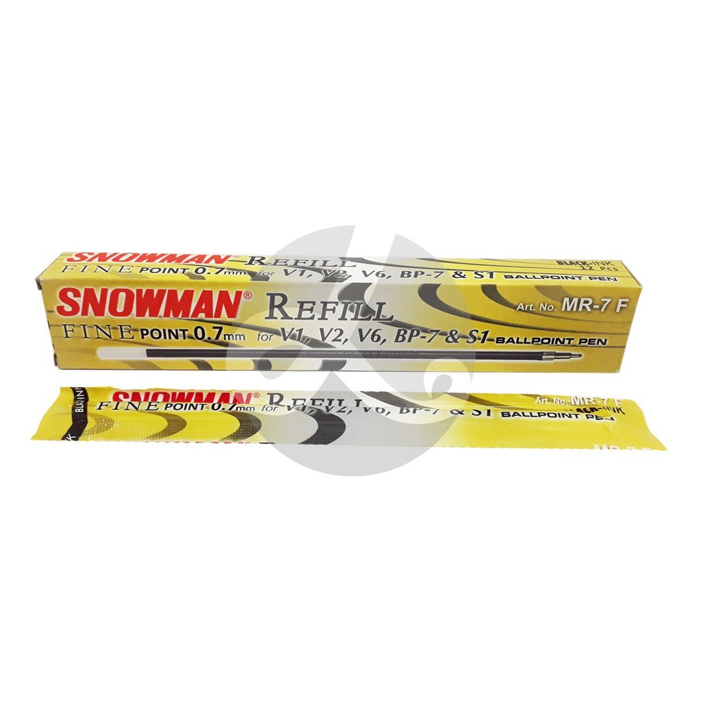 

Snowman Hitam Refill Isi Ulang Ballpoint Pulpen