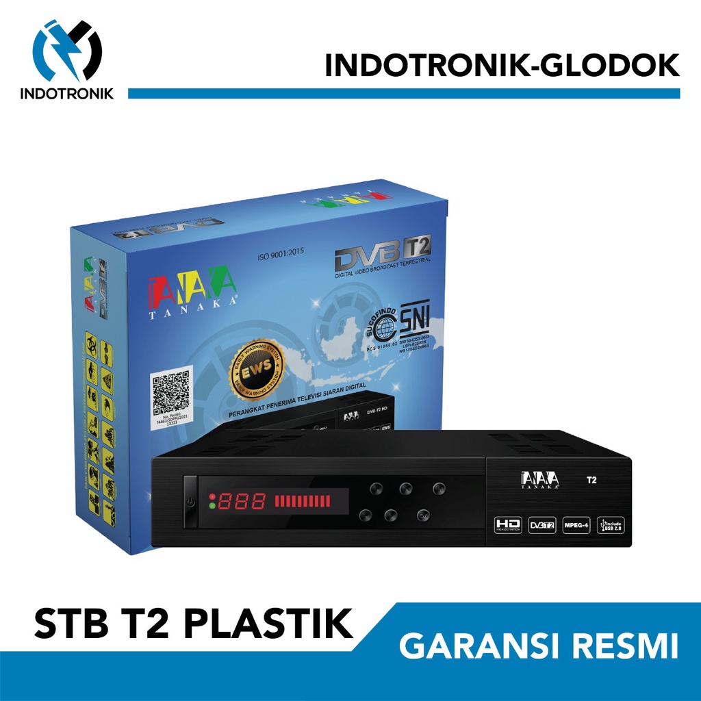 SET TOP BOX DVB T2 TANAKA (BODY PLASTIK)