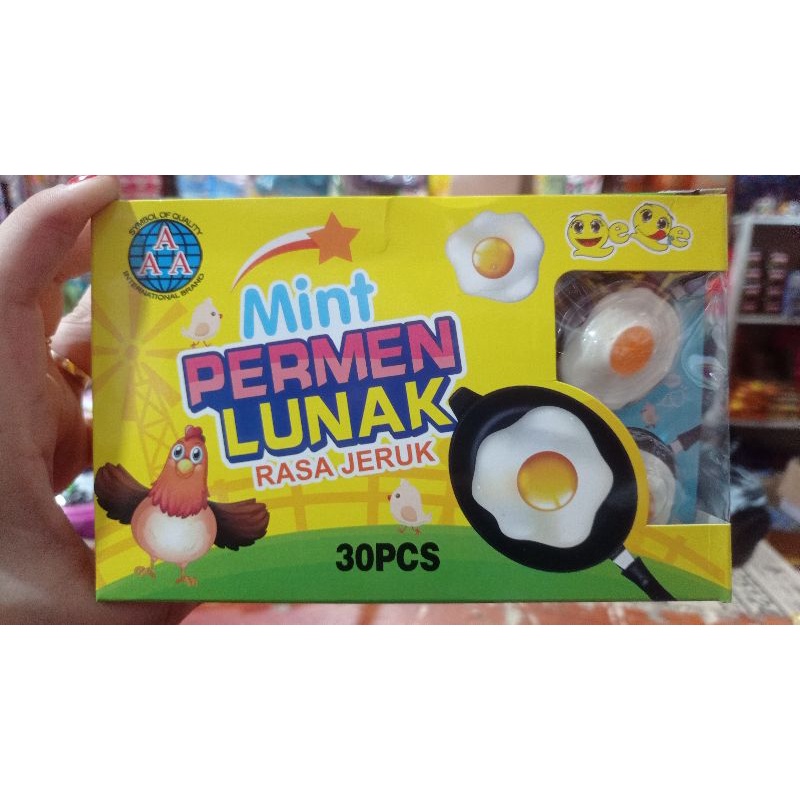 Permen lunak aneka rasa buah. Permen jelly lunak isi 50 pcs
