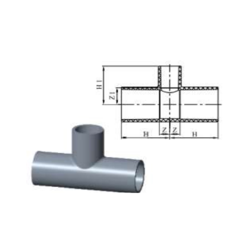 Lesso Tee (AW) 1-1/4 inch / T Tee (AW) 1 1/4&quot; / PVC Fittings / Sambungan Pipa LESSO