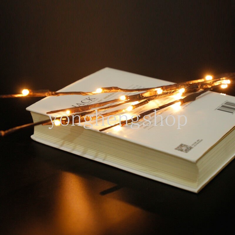 Lampu Tumblr 20-LED Bentuk Ranting Willow Untuk Dekorasi Natal / Tahun Baru