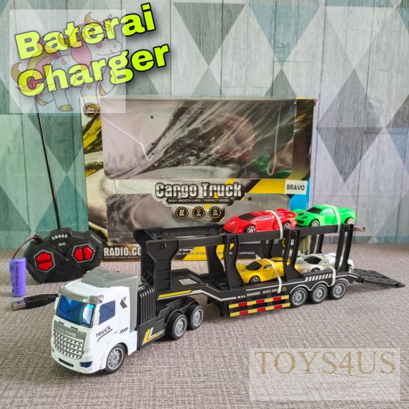 Toys4Us - Mainan RC Truk Trailer Remote Control Truk Kontainer